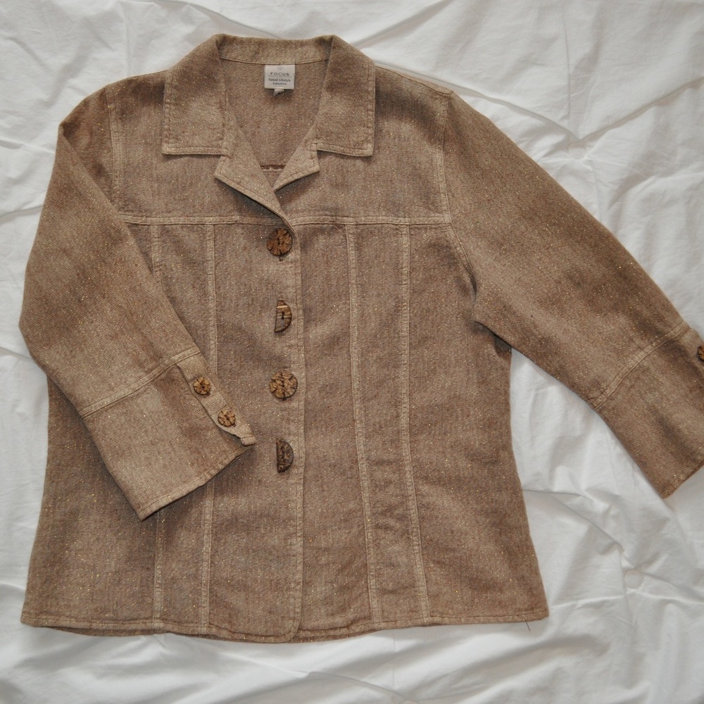 Focus Casual Jacket with Slightly Cropped Sleeves
